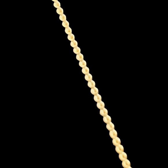 Gold Tone Necklace W/Rhinestone Pendant/Brooch And Screw Back Earrings Set (4882 - Picture 4 of 10